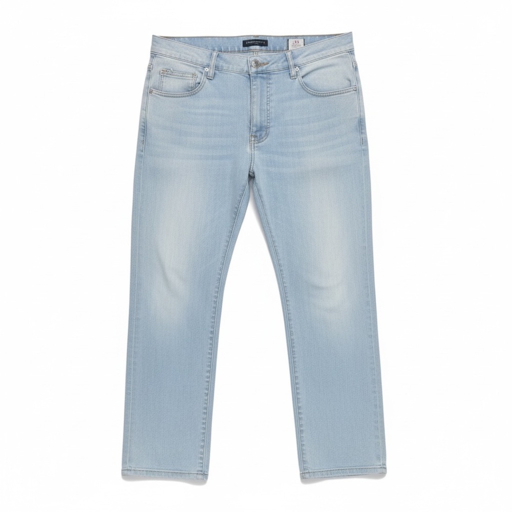 Armani Jeans AJ J45 Regular Fit Light Wash Denim Size 34 Zipper Repair‎ Needed